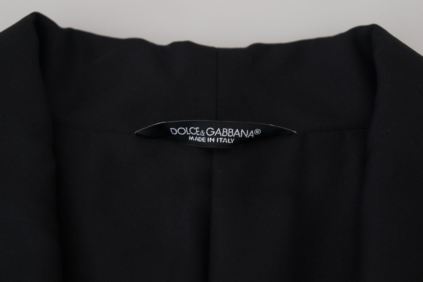 Dolce & Gabbana Black Stripe Robe